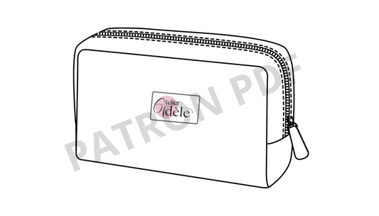 PATRON PDF Trousse à maquillage