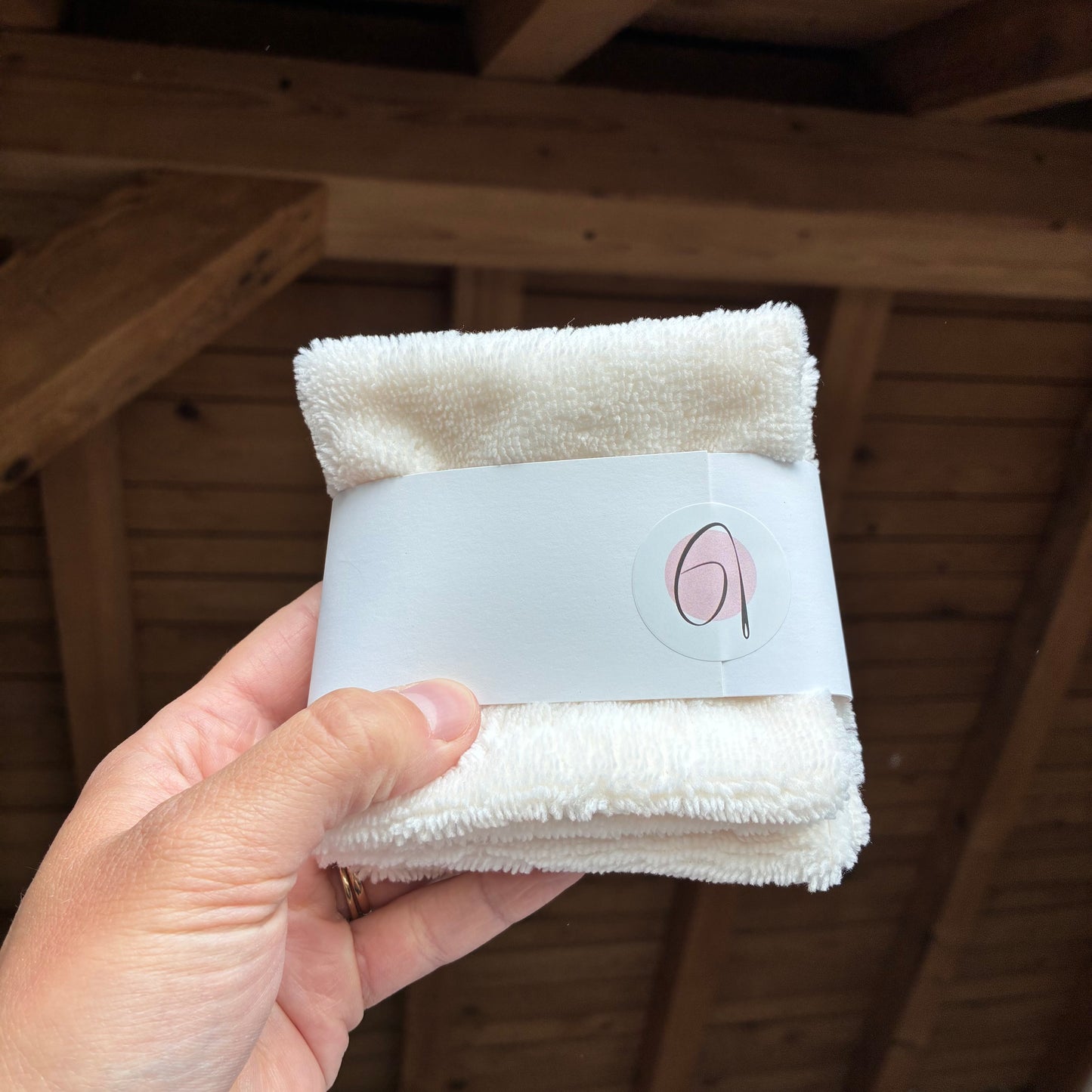 Les lingettes lavables en éponge de bambou