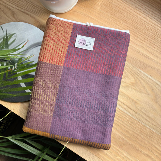 Protège-livre BROCHÉ printemps tissus  Garnier Thiebaut