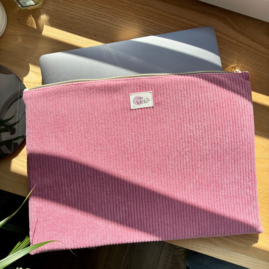 Corduroy laptop sleeve