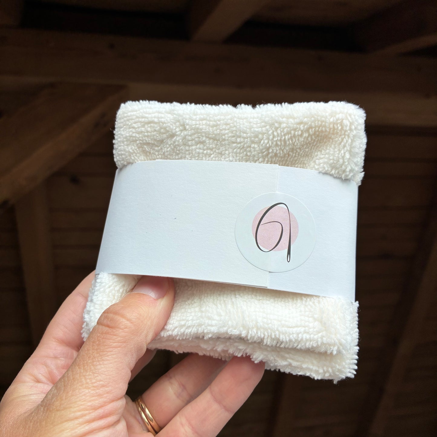 Les lingettes lavables en éponge de bambou